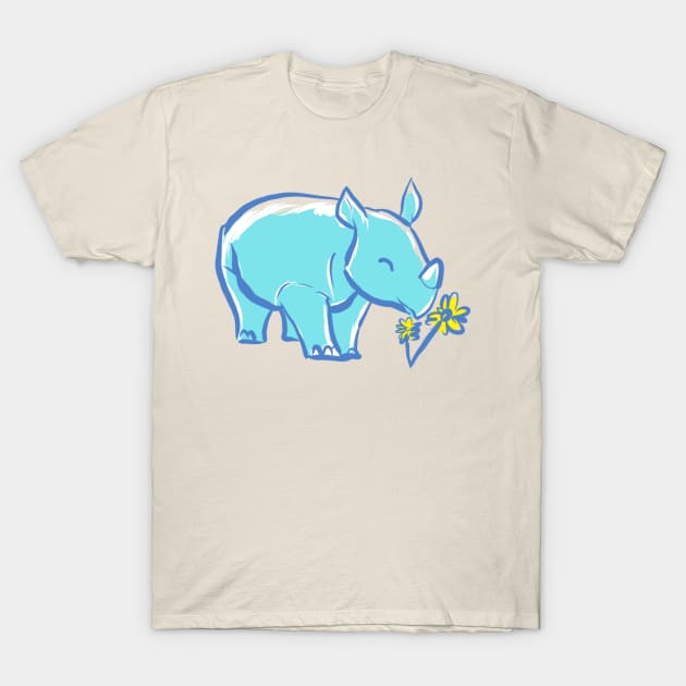 Baby Rhino T-Shirt by Mirrortail